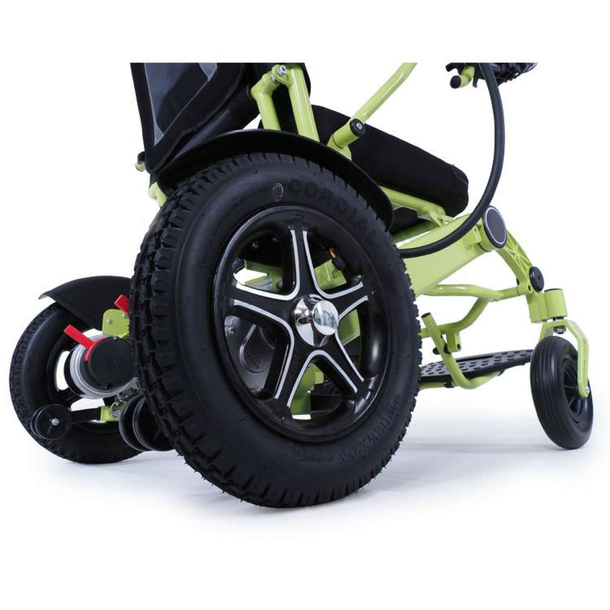 Мощное малогабаритное кресло-коляска с электроприводом MET Compact 35