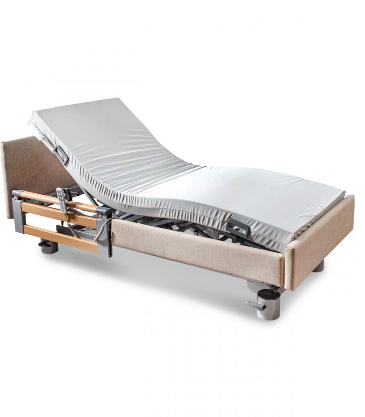 Кровать электрическая  с обивкой Libra