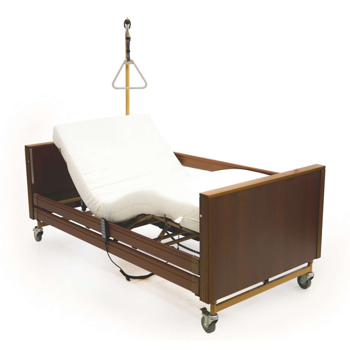 Кровать многофункциональная медицинская электрическая с регулировкой высоты MET TERNA WENGE 19073