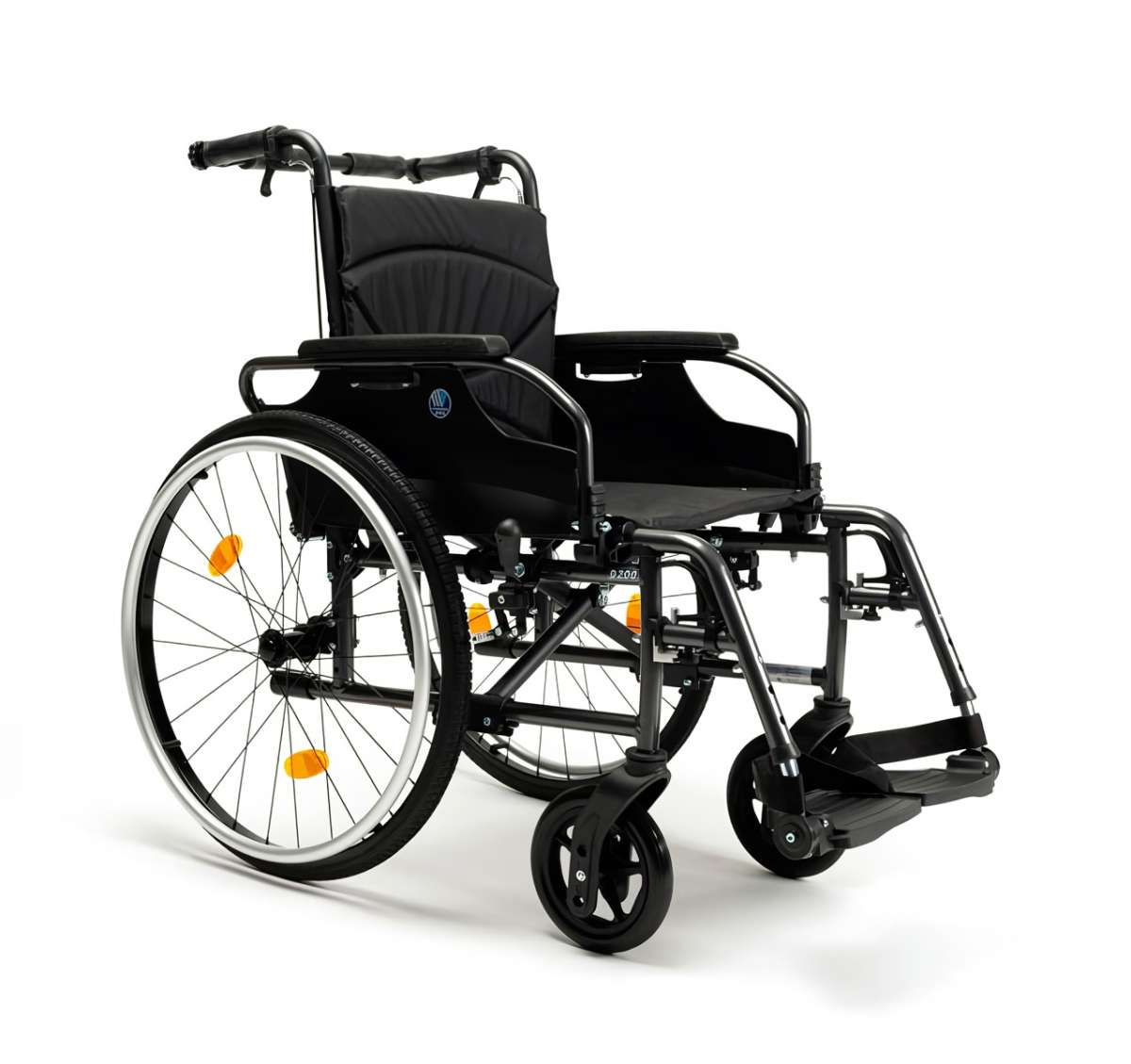 Кресло-коляска инвалидное механическое с ортопедическими подножками V200 (компл. D200+30°)