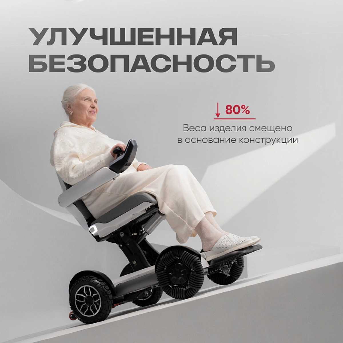 Электроресло-коляска для инвалидов Pulse 750