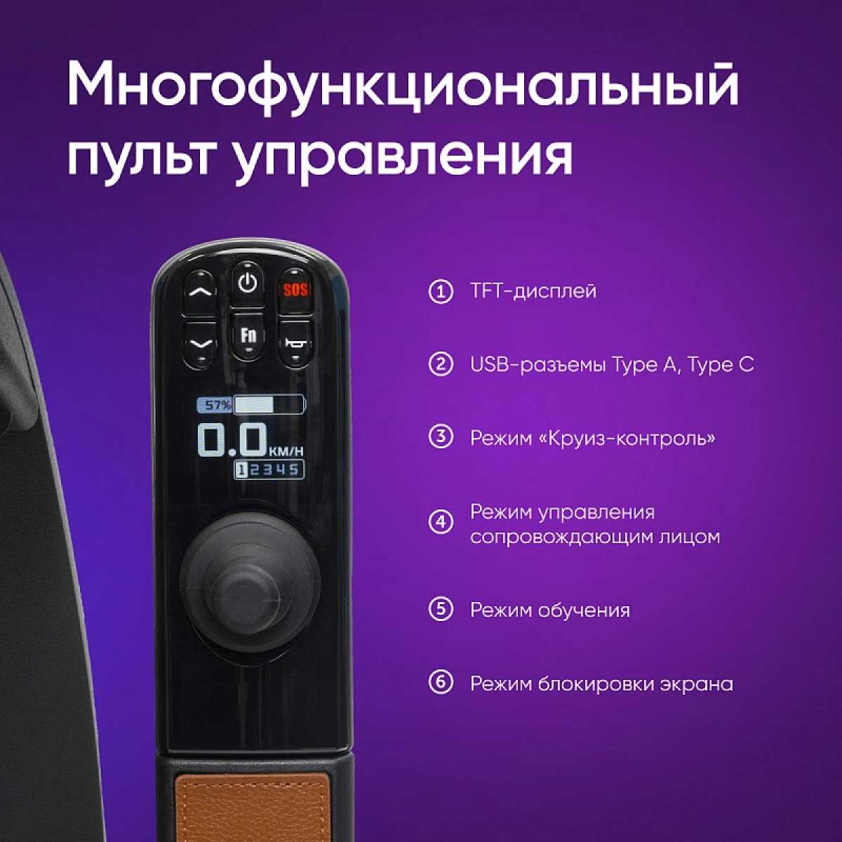 Электрокресло-коляска для инвалидов Pulse 690
