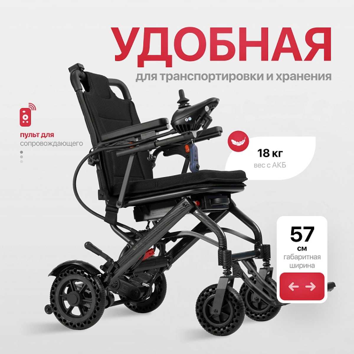 Электрокресло-коляска для инвалидов Pulse 610