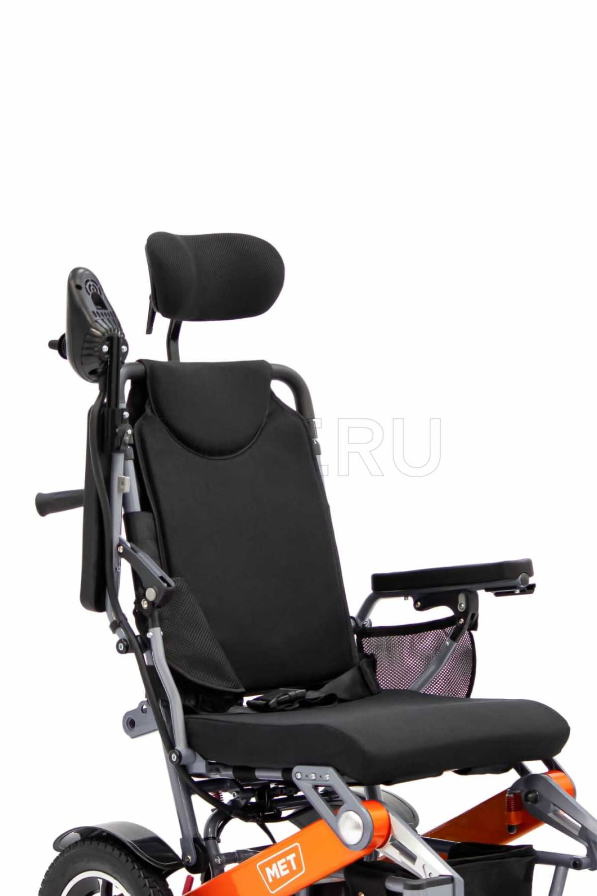 Кресло-коляска складная с электроприводом MET COMPACT PLUS 20699