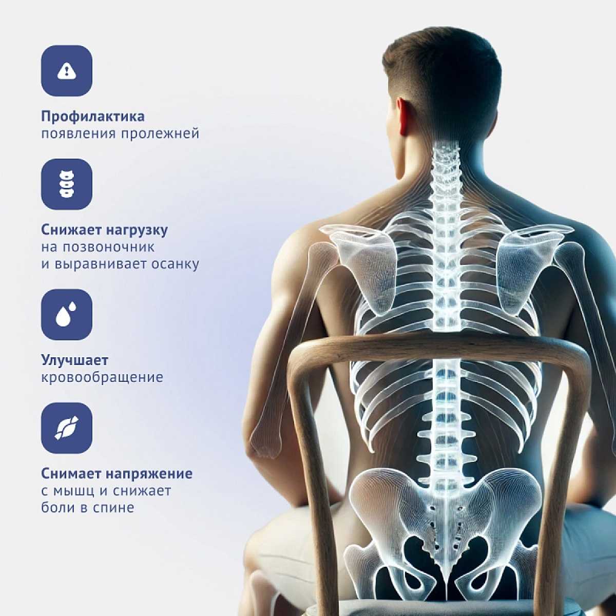 Противопролежневая подушка Care Mate GF40