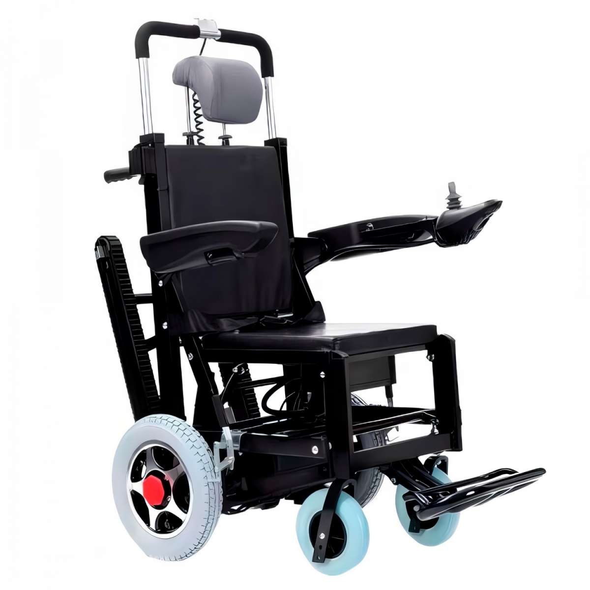 Кресло-коляска с электроприводом и лестничным подъемником MET LIFTER 2  19376 20006