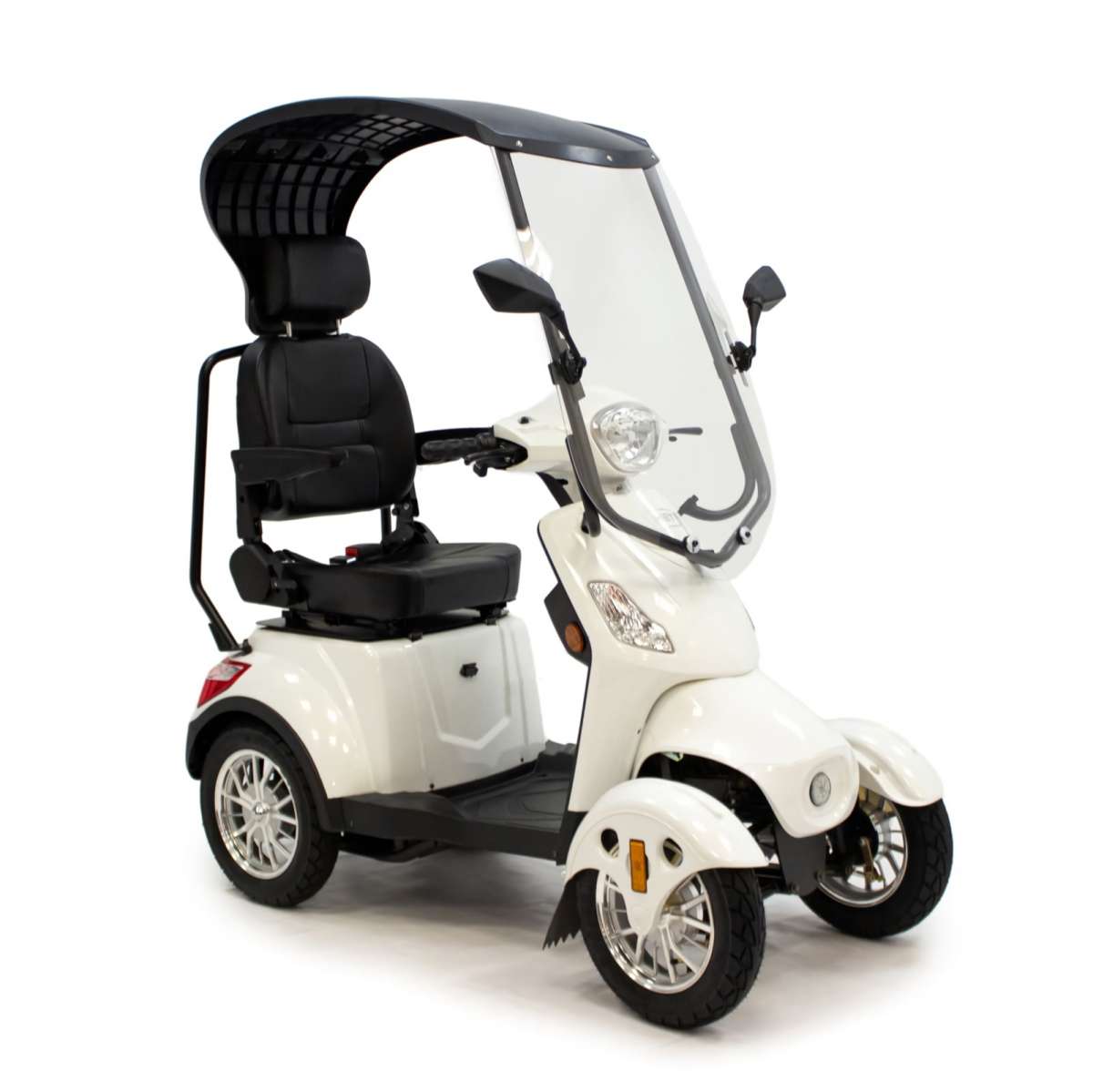 Электрическое кресло-коляска скутер c крышей для инвалидов и пожилых людей MET SUPERIOR 800