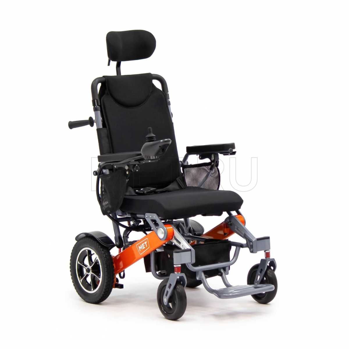 Кресло-коляска складная с электроприводом MET COMPACT PLUS 20699